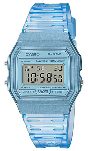 Casio f91ws 91 - casio, translucent