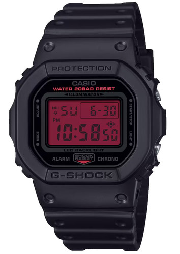 Casio shock red digital dial - casio, g-shock