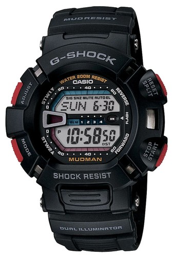 Casio 9000 mudman g shock - g-9000-1v,